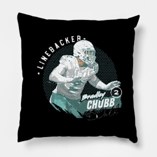 Bradley Chubb Miami Dots Pillow