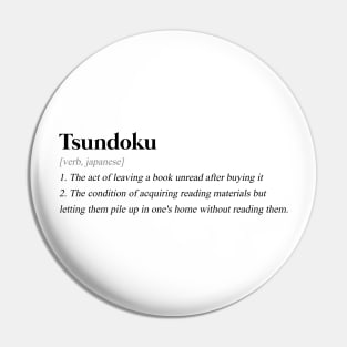 Tsundoku Pin