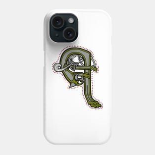 Celtic Cat Letter Q Phone Case