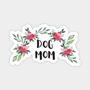 Floral Dog Mom Magnet