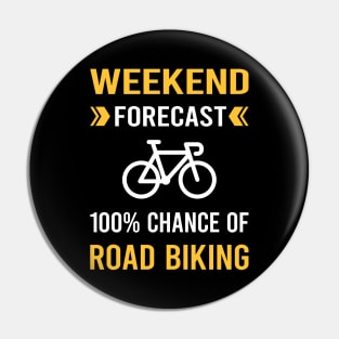 Weekend Forecast Road Biking Pin