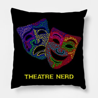 Theatre Nerd - Comedy & Tragedy Masks Pillow