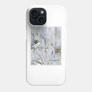 Mosaic Palm Design, Nature Design, White Palm, Palm Abstract Pattern, Palm Tree Design, Home Decor, Totes, Pillows, Palm Pillow Phone Case