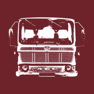 AEC Mandator classic 1970s British lorry block white T-Shirt