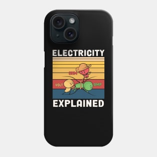 Electricity Explained Phone Case