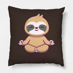 Cute Sloth Yoga Pillow