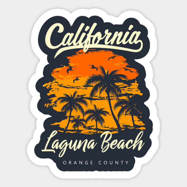 laguna beach california laguna beach sticker teepublic