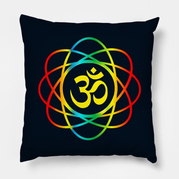 Om Symbol Aum sign Yoga Meditation Mantra Pillow by PlanetMonkey