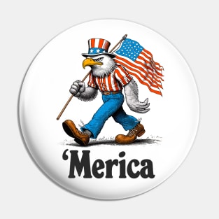 'Merica - USA Freedom Eagle Pin