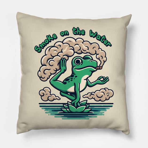 Smoke on the water Pillow by Trendsdk