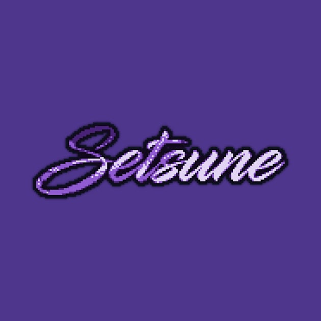 Setsune Pixel Logo (Fuzzy) by DuskEyesDesigns