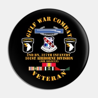 Gulf War Combat Infantry Vet w  2nd Bn 327th Inf - 101st ABN Div wo Map Pin