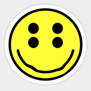 Buy Trippy Smiley Face - Die cut stickers - StickerApp