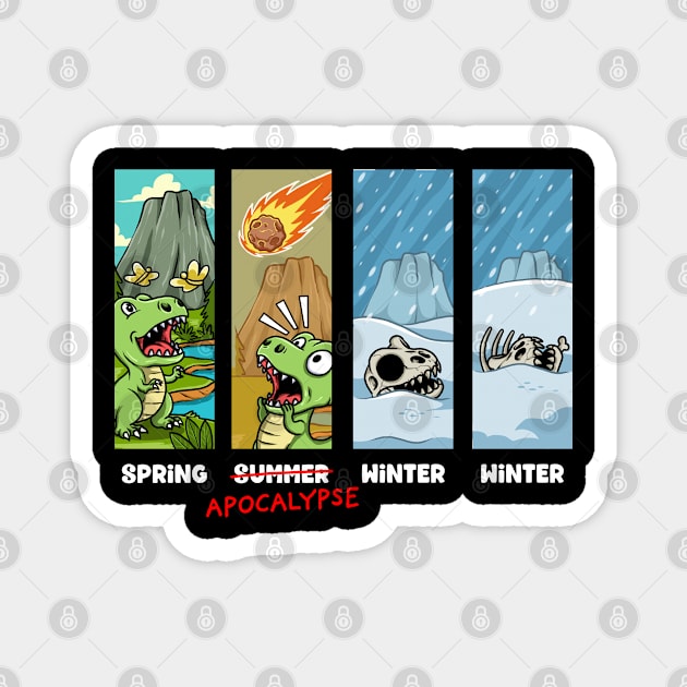 Seasons of Extinction Magnet by GoshWow®