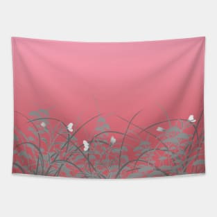 Evening Japanese garden Tapestry