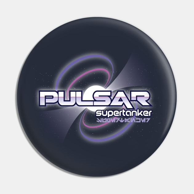 Pulsar Supertanker Pin by MindsparkCreative