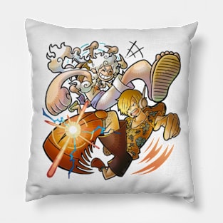 sanji and luffy Pillow