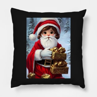 Santa's helper #3 Pillow