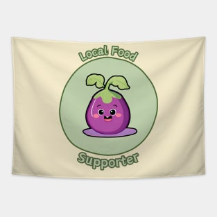 Local Food Supporter - Eggplant Tapestry