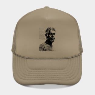 Anthony Bourdain Quote Hat