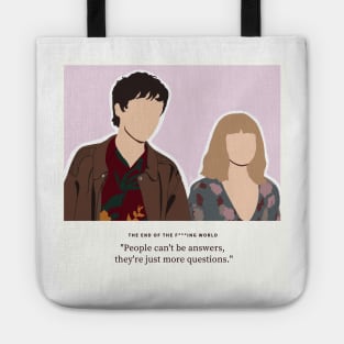 The End of the F ing World James and Alyssa Quote Tote