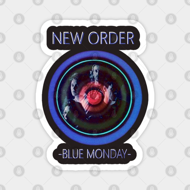 New ORder Blue Monday Magnet by Twrinkle