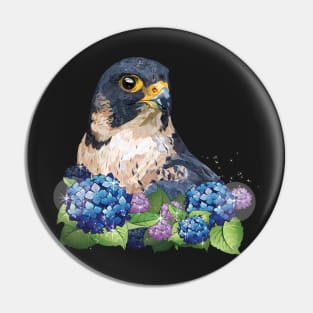 Peregrine falcon Pin