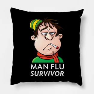 Man Flu Survivor d Pillow