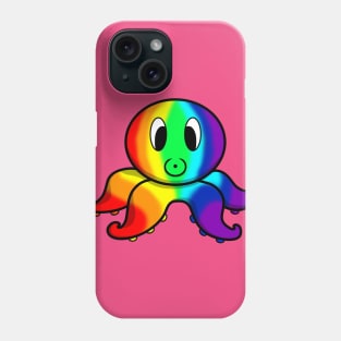 LGBT Pride Rainbow Octopus Phone Case