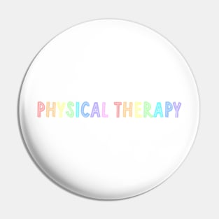 physical therapy - pastels Pin