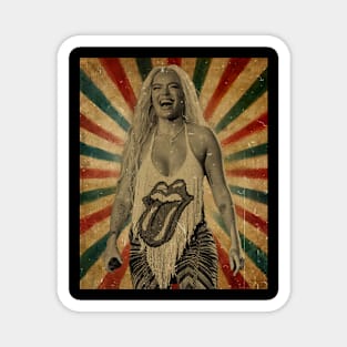 KAROL G - Photo Vintage Retro Look Fan Design Magnet