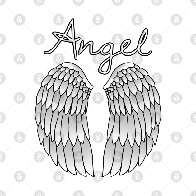 Angel Wings Sweet Innocent Perfect by julieerindesigns