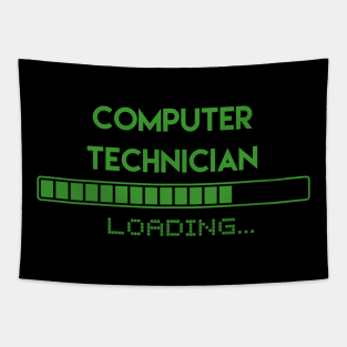 Computer Technician Loading Tapestry