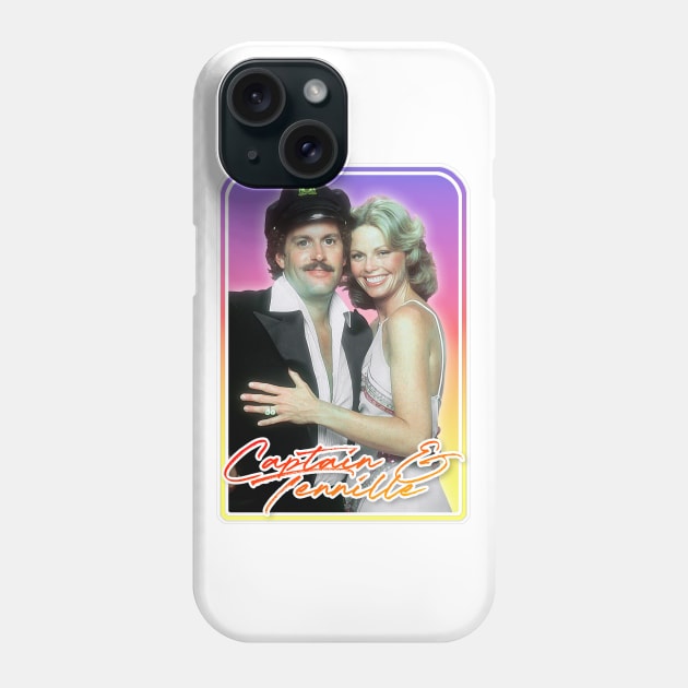 Captain & Tennille / Retro Fan Art Design Phone Case by DankFutura