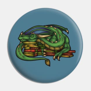 Library Dragon Pin