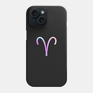 aries colorful aura Phone Case