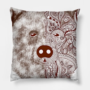 Mandala Bear Pillow