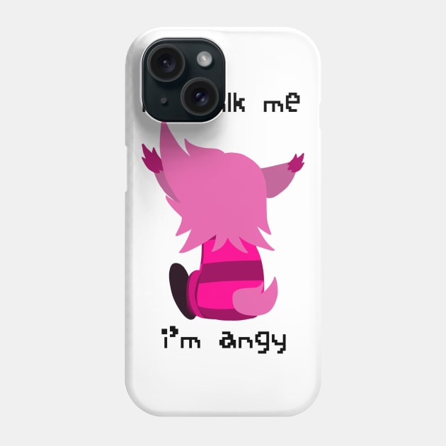 Anise: No Talk Me I'm Angy - Just Shapes And Beats - Phone Case