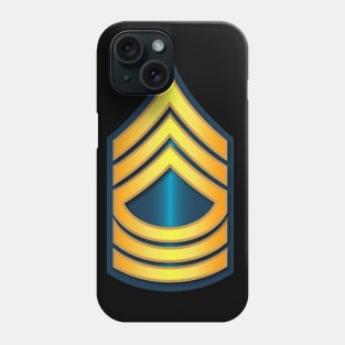 Army - Master Sergeant - E8 - Blue Phone Case