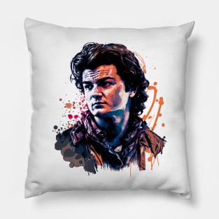 Steve harrington fan art Pillow