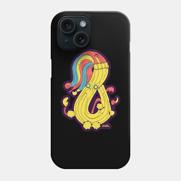 Plastic Macaroni Boho Trippy Hippy Penne Phone Case by BoobRoss