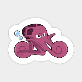 Octopus as Motorycycle Magnet