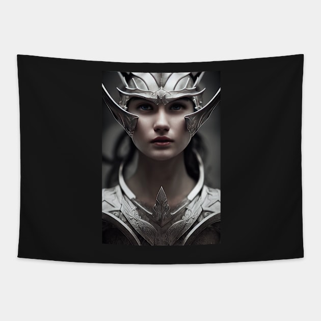 The elven warrior - Zinziban Tapestry by qaisarkhan101