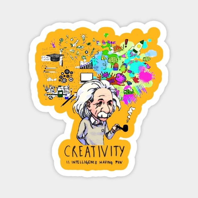 Creative Genius Magnet by M_Nav