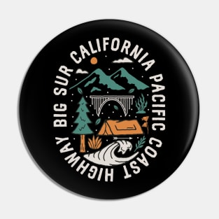 Big Sur Camping Pin