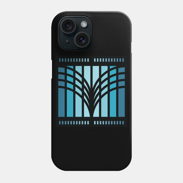 “Dimensional Wings” - V.3 Blue - (Geometric Art) (Dimensions) - Doc Labs Phone Case by Doc Labs