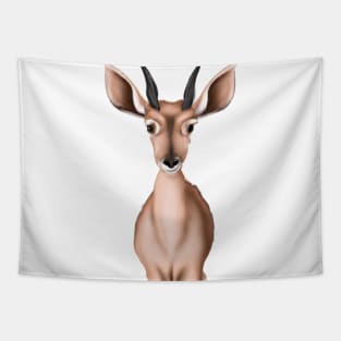 Cute Antelope Drawing Tapestry