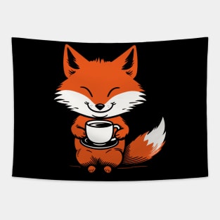 Brewed Obsession: Caffeine Addict Fox Tapestry