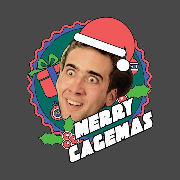 Merry Cagemas Nicolas Cage Christmas by Nova5