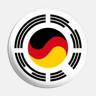 Korean German Multinational Patriot Flag Series Pin